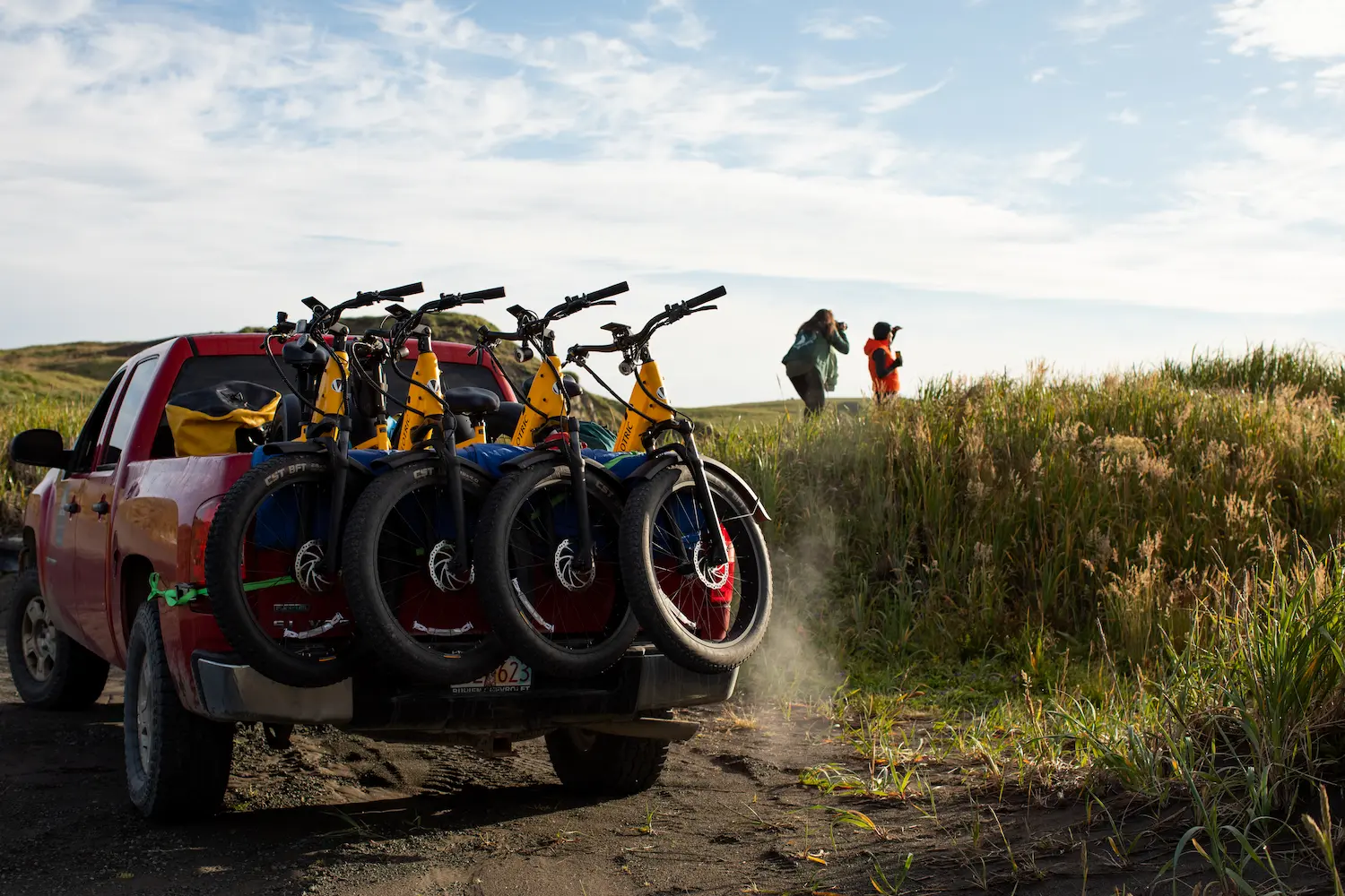 e-biking in Adak, Alaska, with Adak Island Inn