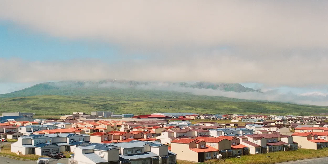 The city of Adak in Alaska