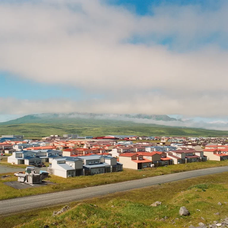 The city of Adak in Alaska